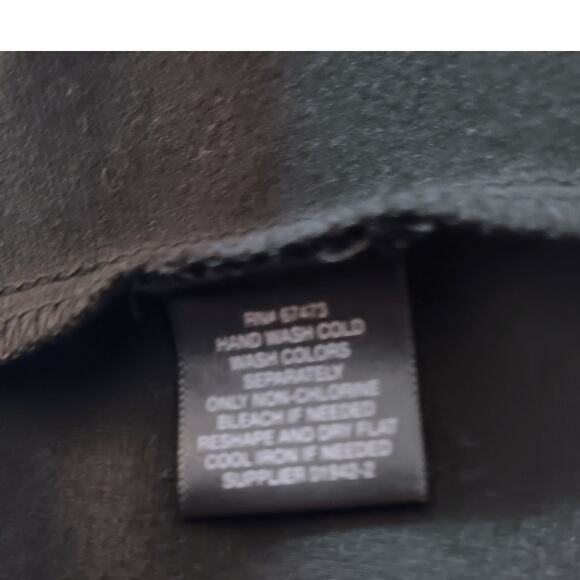 Liz Claiborne‎ Flattering Gored Midi Dress Plus 16 Panels Short Sleeves Career - Picture 8 of 11